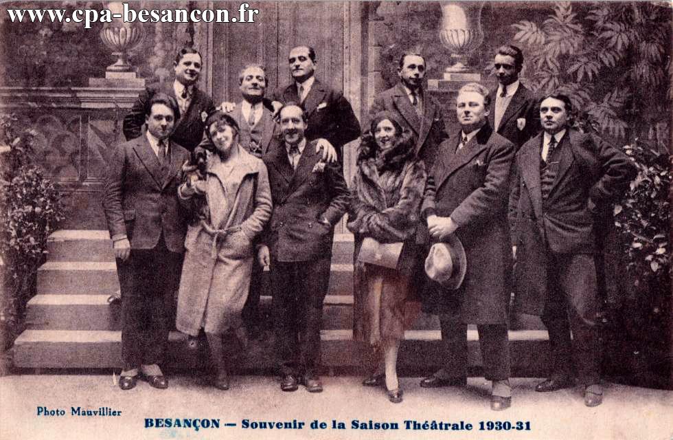 BESANÇON - Souvenir de la Saison Théâtrale 1930-31
